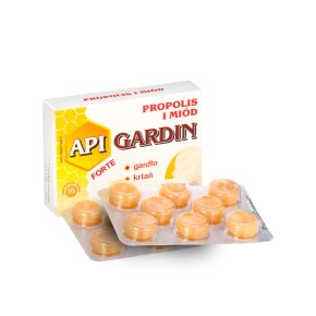 Pastylki propolisowe z miodem