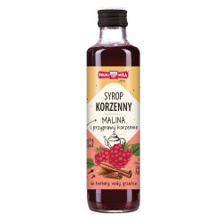Syrop korzenny malina i przyprawy korzenne 250 ml