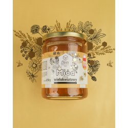 Miód wielokwiatowy "Pasieka Kasztelewicz" 650 g
