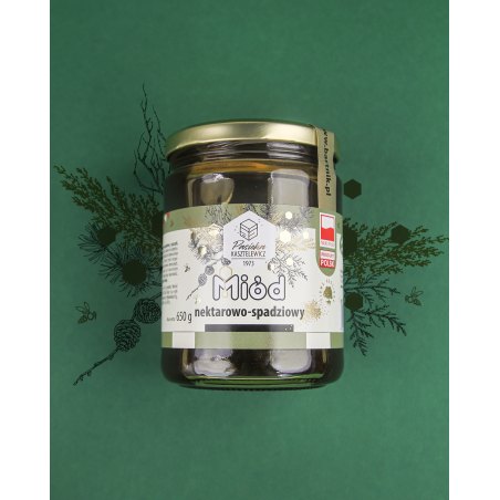 Miód nektarowo-spadziowy "Pasieka Kasztelewicz" 650 g