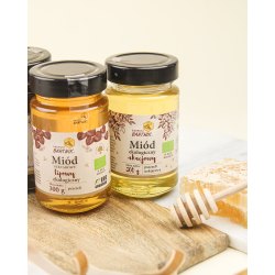 Miody ekologiczne - miód akacjowy 300 g