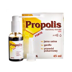 Krople propolisowe do rozpylania - spray z aplikatorem 45 ml

