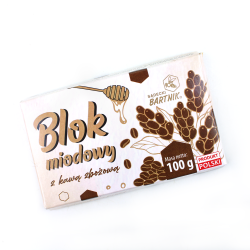 Blok miodowy z kawą zbożową 100 g
