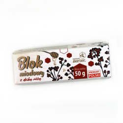 Blok miodowy z dziką różą 50 g
