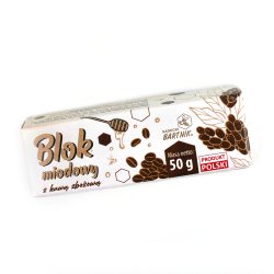 Blok miodowy z kawą zbożową 50 g