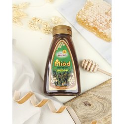 Miód spadziowy dozownik z polsich pasiek 370 g 