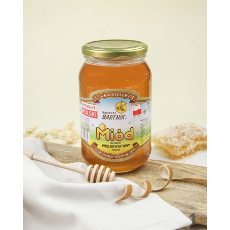 Miód wielokwiatowy 1,2 kg z polskich pasiek 
