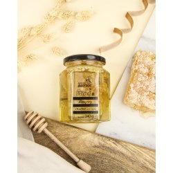 Miód akacjowy z plastrem 340 g