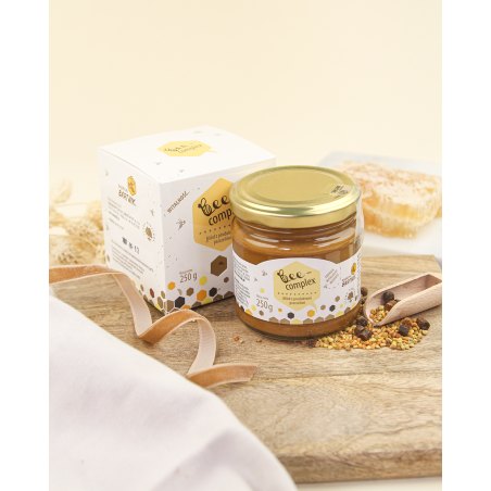 Bee-complex 250 g Miód z produktami pszczelimi