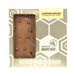 Belgijska czekolada mleczna z pierzgą i miodem 85 g