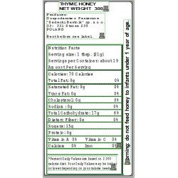 Miód tymiankowy - 0,30kg *Promocja 1+1*
