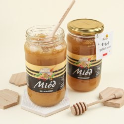 Miód wielokwiatowy - 1kg Pszczele Złoto 