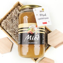 Miód wielokwiatowy - 1kg Pszczele Złoto 