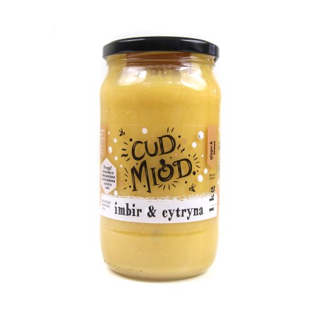 Cud miód - imbir & cytryna 1 kg
