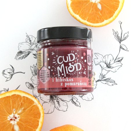 Cud miód - hibiskus z pomarańczą 250 g