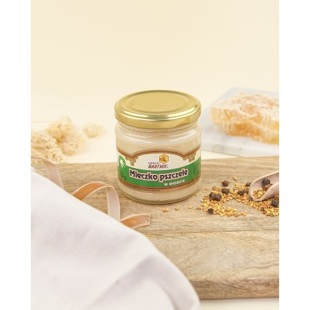 Miód z mleczkiem 250 g
