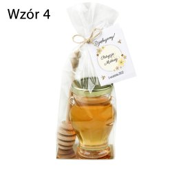 Miód weselny Premium 120 g  - słodki upominek - śluby, wesela, wydarzenia okolicznościowe
