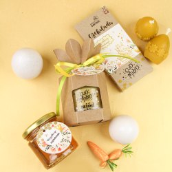 Czekolada deserowa z nadzieniem miodu z czarną porzeczką 100 g
