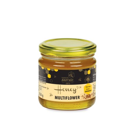Miód wielokwiatowy 250 g z polskich pasiek 